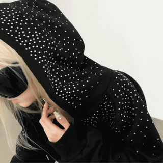 Camo Rose Cubic Hooded Zip-Up