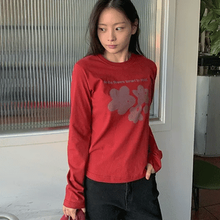 Hitet Print Long Sleeve T-shirt