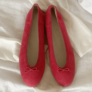 Mutten Ribbon Flat Shoes