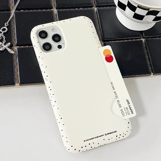 Cream Milk MagSafe Glossy Hard Card Case iPhone 7 SE XS 16 Pro 17 17 Pro Galaxy Note S26 Galaxy S26