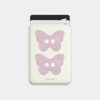 Puff Shell MagSafe Card Slot Wallet Pocket Case