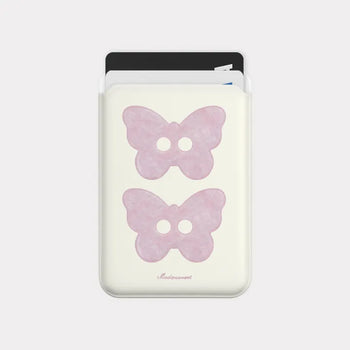 Puff Shell MagSafe Card Slot Wallet Pocket Case