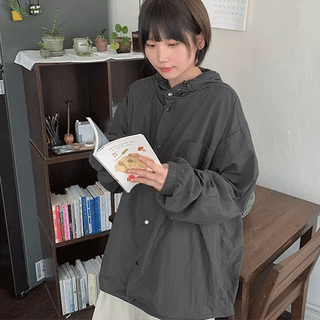 Fedrick Nylon Long Sleeve Hoodie