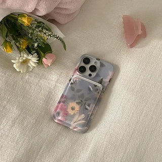Petal Veil MagSafe Card Slot Wallet Pocket Case