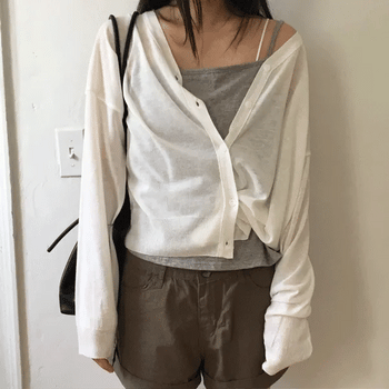Summer Leaden Wrap Cardigan (4 colors)