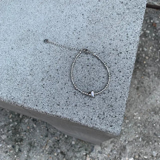 Silver bar stick bracelet