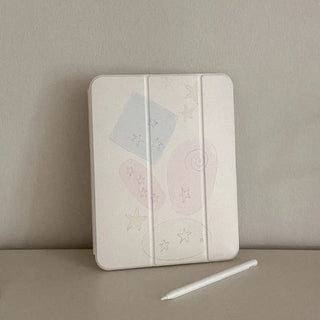 star doodle iPad Pro Air 13 11 Clear Detachable Cover Case