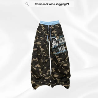 Kitch print camouflage pants