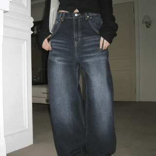 Burning Loose Wide Denim Pants