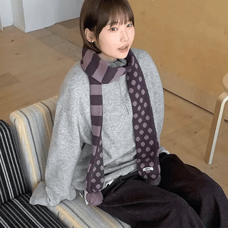 Derupin Wool Half-Zip Over Collar Knit