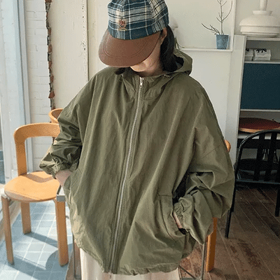 Keleco Two-Way String Hooded Field Jacket
