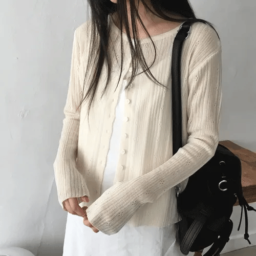 Hian Punching Cardigan (6 colors)