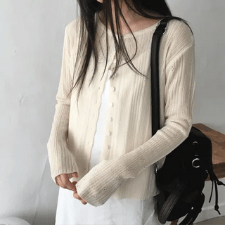 Hian Punching Cardigan (6 colors)