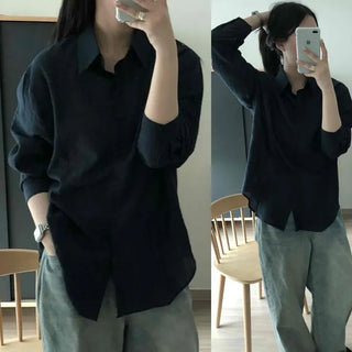 Lights Basic Oversized Shirt