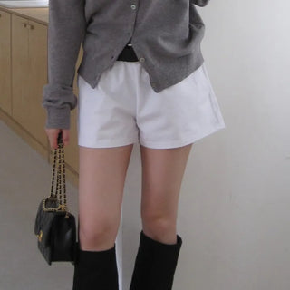 Jeanne Cotton Wide Elastic Shorts