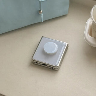 Mellow Texture Galaxy Z-Flip Fold 8 MagSafe Silver Bumper Case