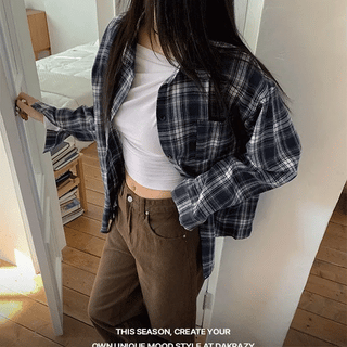 Ray Loose Fit Check Shirt