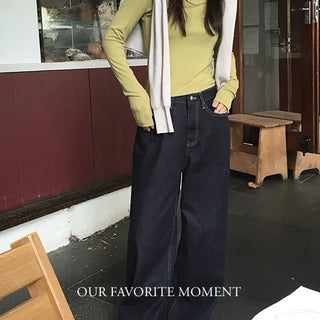 Non-Faded Maxi Wide Pants