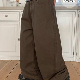 Kakuni Bijo Wide Cotton Pants