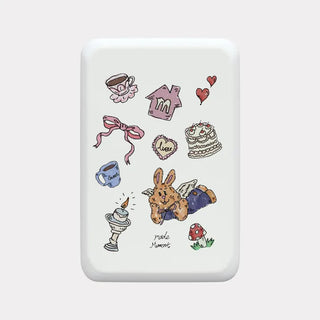 Sweet Bunny MagSafe 500mAh Power Bank iPhone Wireless Charging
