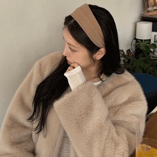 Winter Wide Shirred Hairband