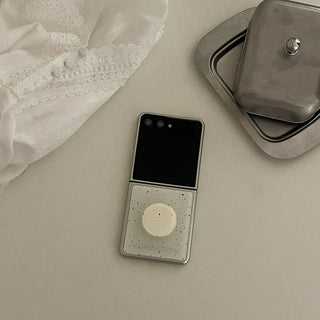 Pastel Terrazzo Pattern Galaxy MagSafe Zflip Fold 8 Silver Bumper Phone Case