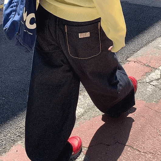 Luine Embroidered Non-Fade Balloon Pants