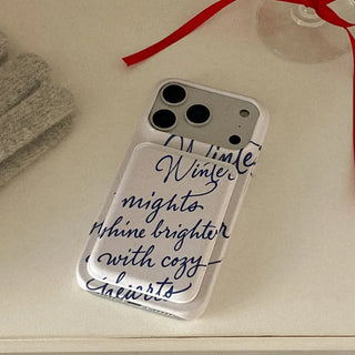 Winter Letter iPhone 17 Pro Hard Case