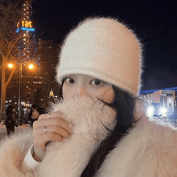 Shelter Turban Angora Beanie