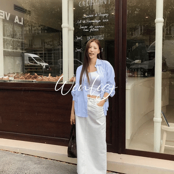 Column Long Skirt
