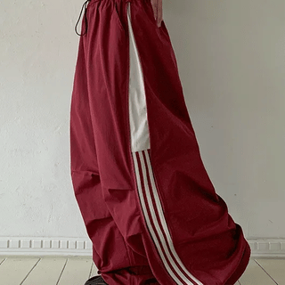 Bunedi Summer Nylon Track Wide Pants