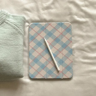 Misty Check iPad Pro Air 13/11 Clear Removable Cover Case