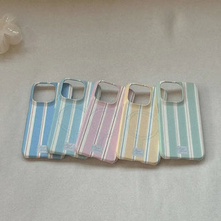 Cotton Stripe iPhone 16 Pro Hard Case