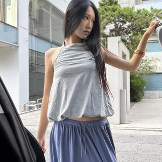 HALTER BALLOON TOP