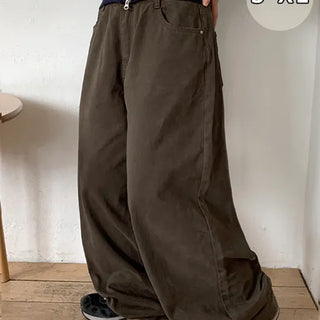 Tsuna Washed Wide Cotton Pants