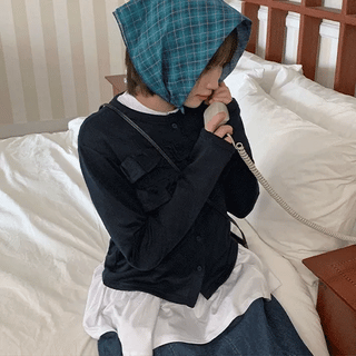 Hirako Check Scarf