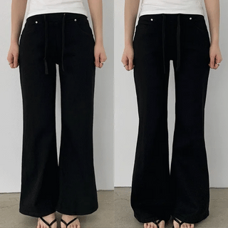 Temperley Low Elastic Bootcut Pants