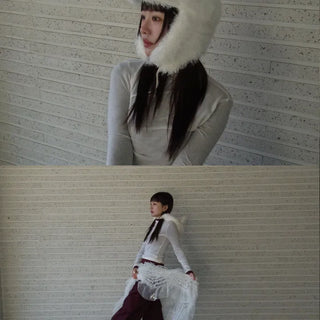 Three-way poodle cap