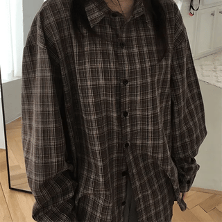 Tantan Check Long Sleeve Shirt