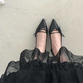 Enamel Buckle Stiletto
