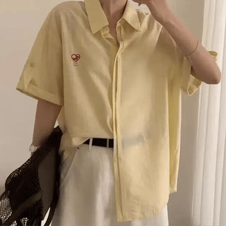 Shaani Wrinkle Short Sleeve Shirt