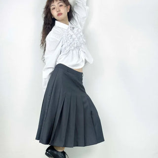 Vine pleated skirt