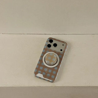 Modern Check iPhone MagSafe Grip Talk Holder Epoxy