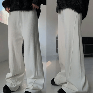 All Day Diagonal Stripe Knit Wide Pants