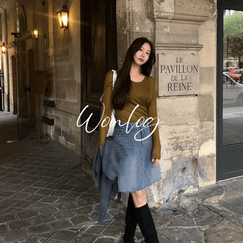 Karen Denim Skirt