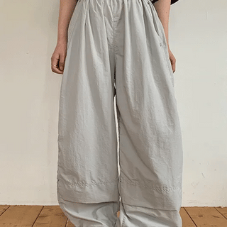 Midet Parachute Nylon Balloon Wide Pants