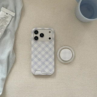 Cotton Check iPhone MagSafe Grip Talk Holder Epoxy