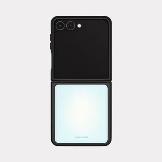 Soft Gradient Galaxy Z-Flip Fold 8 MagSafe Black Bumper Case