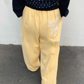 Pink Side Yellow Pants