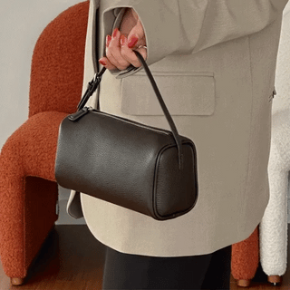 Wink Cowhide Baguette Square Tote Bag